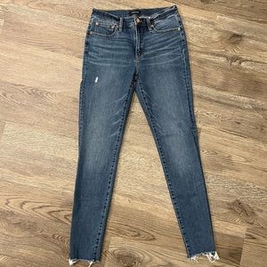 J Crew TALL Toothpick Jeans